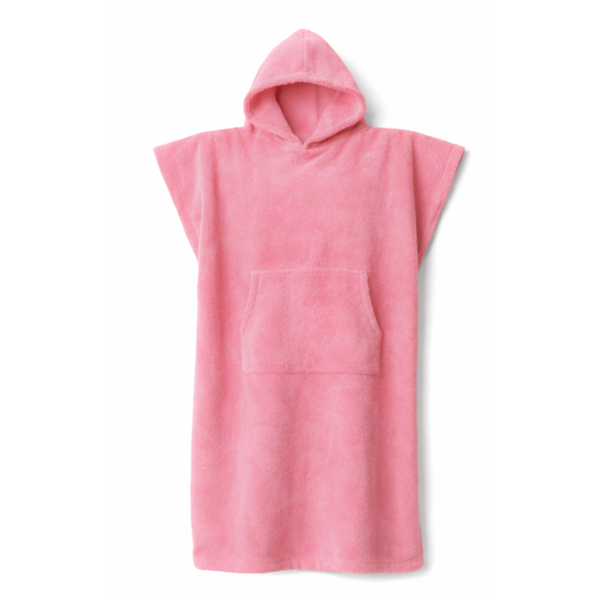 Poncho Coton Bio - 10 anni e più - Rosa Malabar