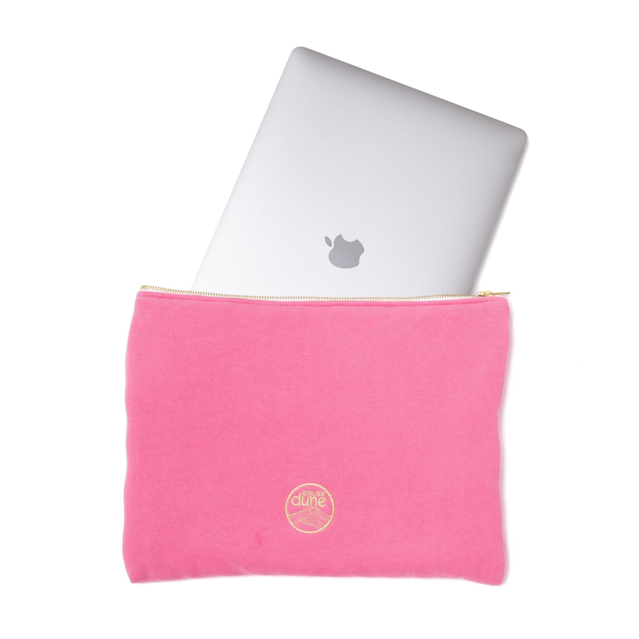 Housse PC 13 pouces en Molleton Bio - Rose Fuschia