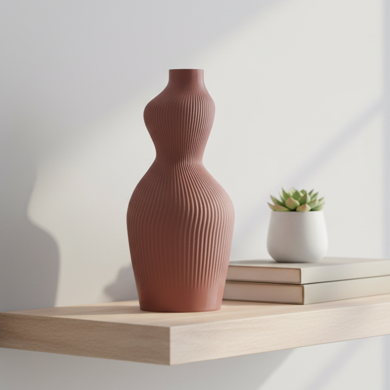 XL Vase - Woman's Body - Waterproof - Natural Colors - 30cm