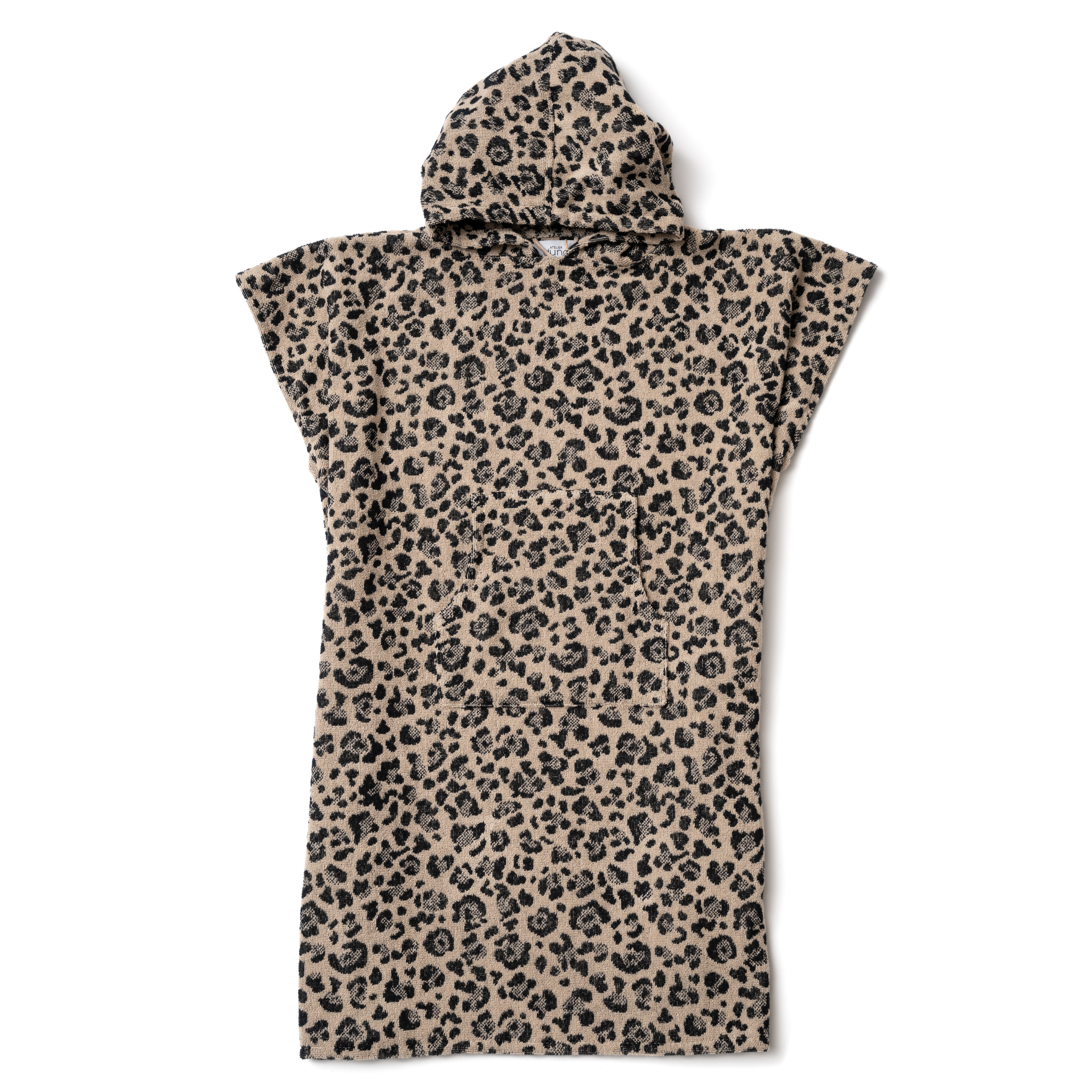 Poncho Coton Bio - 4/8 - Léopard
