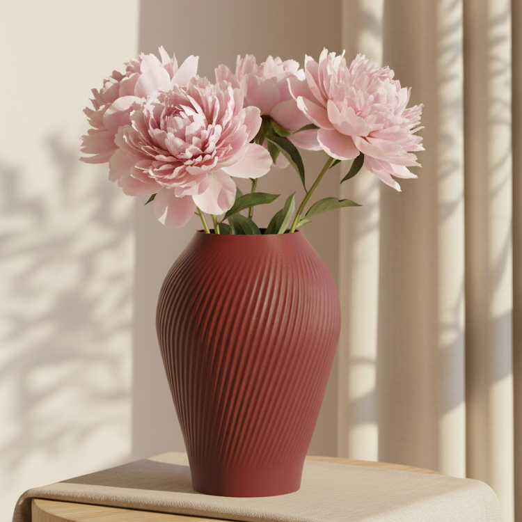 "Antiq" Vase - 100% Plant-Based - Indoor Decoration - 18 cm