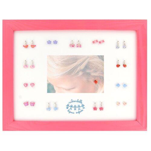 Bijoux Enfants Filles - Assortiment de boucles d'oreilles enfant en argent 925 sur présentoir