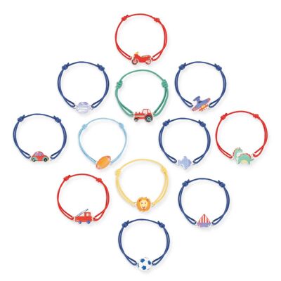 Children's Boys Jewelry - Assortment of boys' lace bracelets