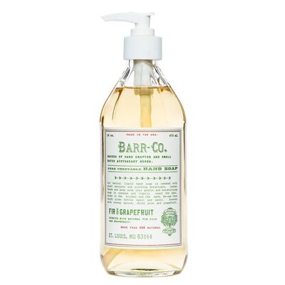 Barr-Co Fir & Grapefruit Liquid Soap 16oz/473ml