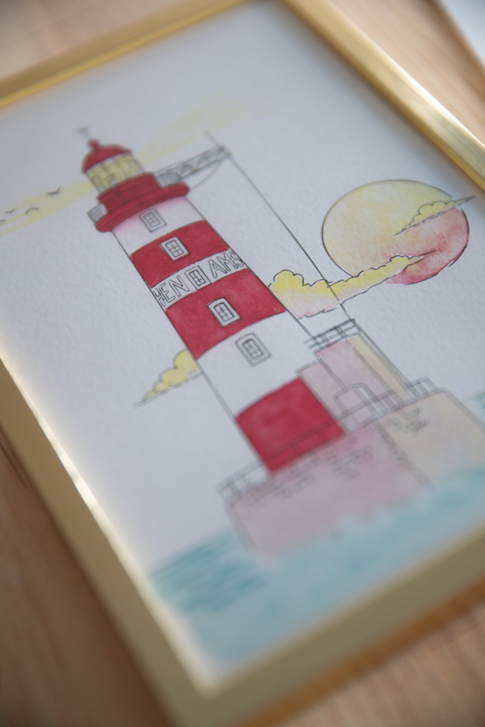 Handcrafted Watercolor Kit "Lighthouse"
