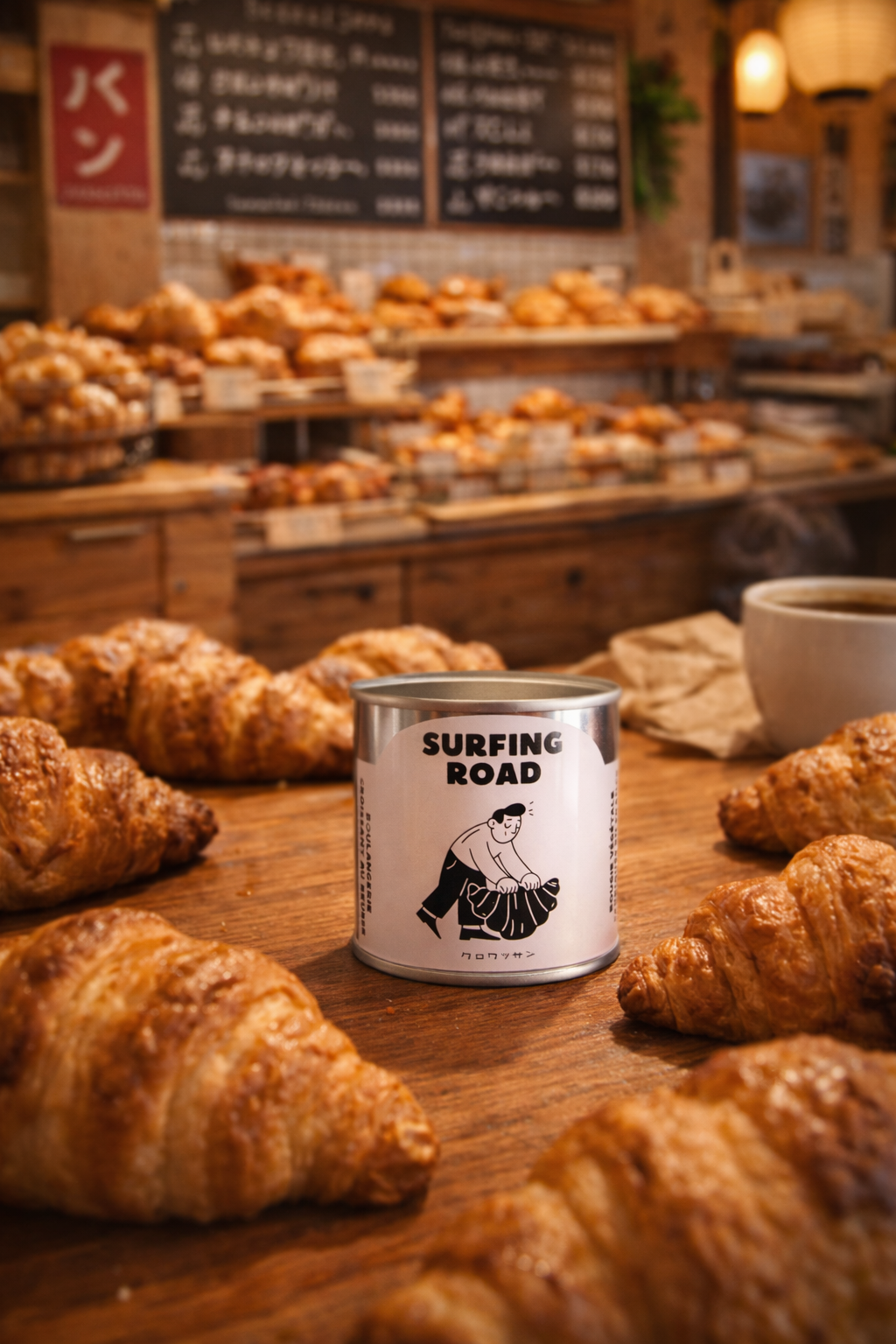 Bougie croissant vanille