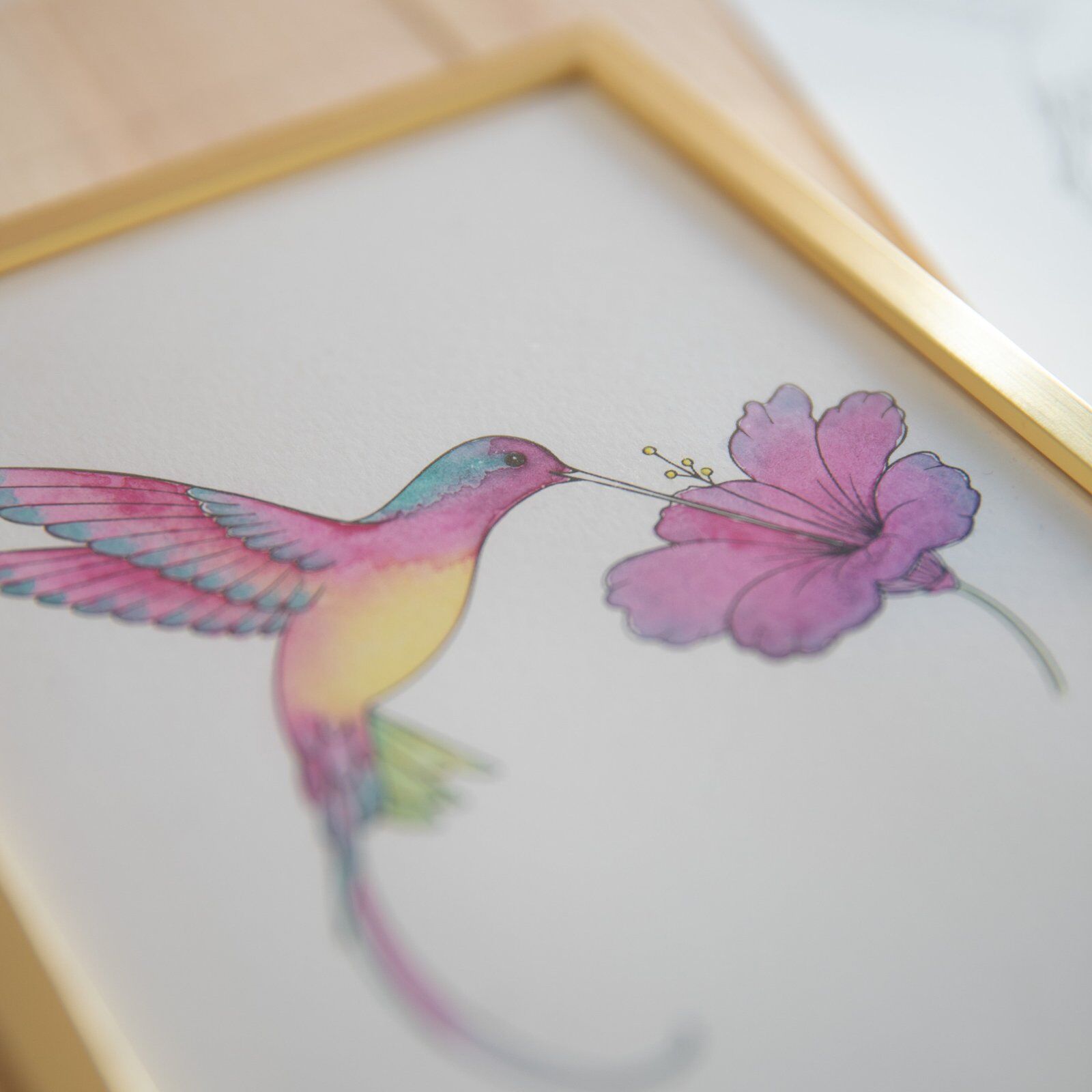 "Hummingbird" Handcrafted Watercolor Kit