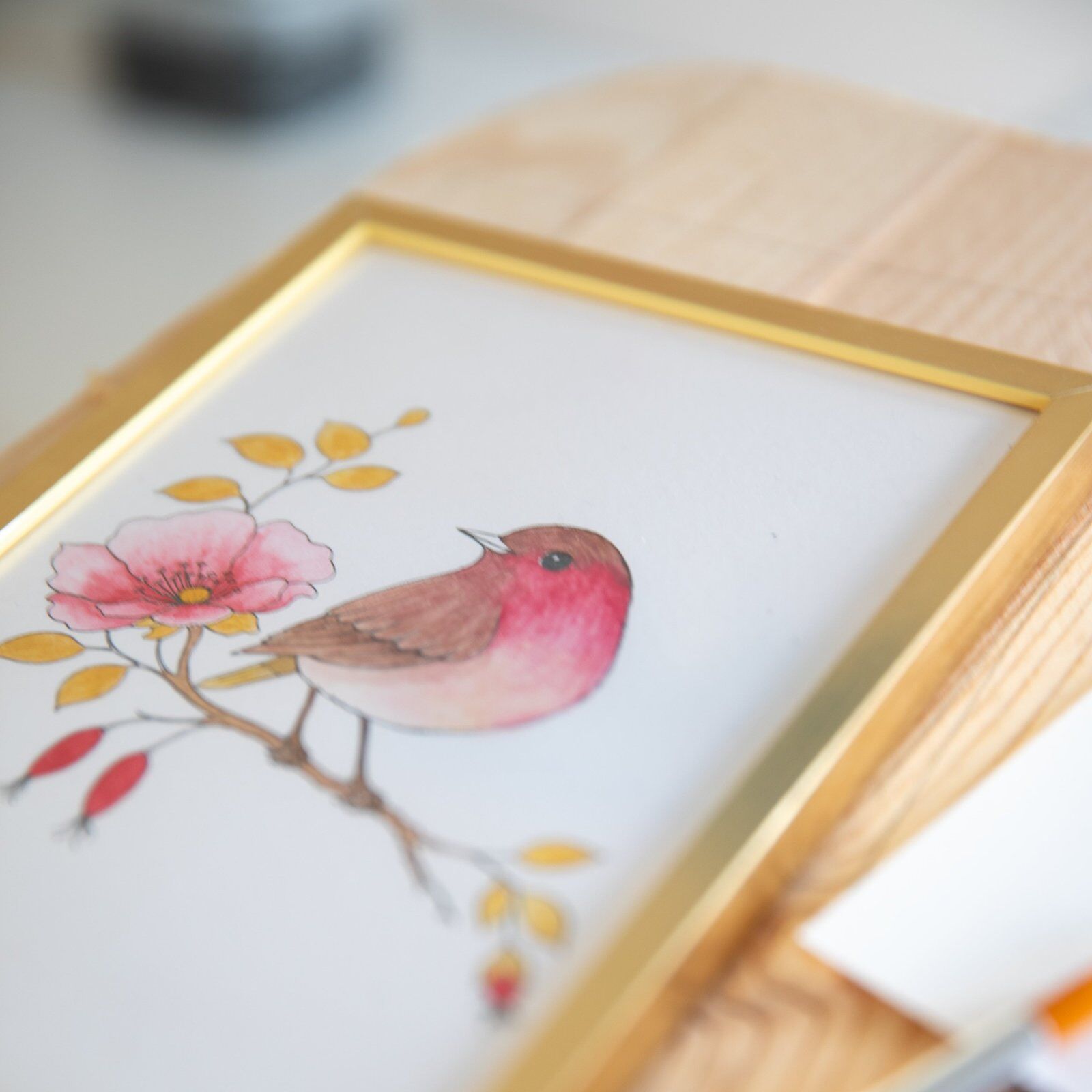 Handcrafted Watercolor Kit "Robin"