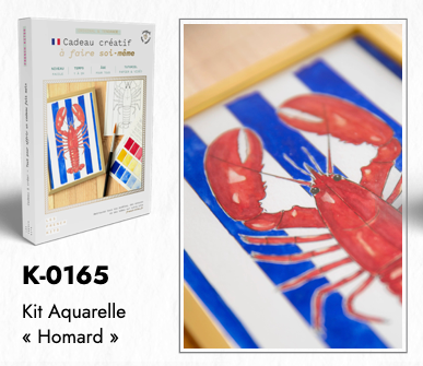 Handmade Watercolor Kit "Lobster"