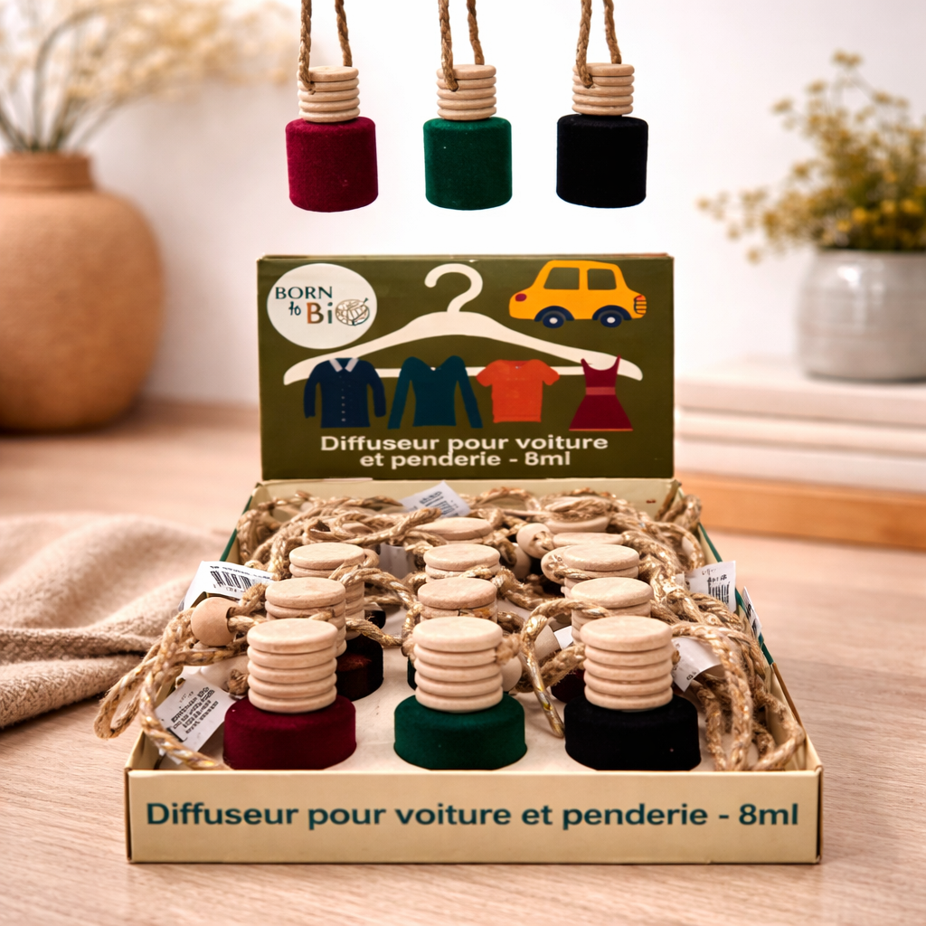 DIFFUSORE PER CAPELLI MINI AUTO E SPOGLIATOIO - FLOCKED - 8ML