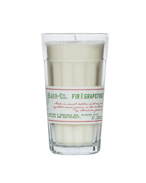 Barr-Co Fir & Grapefruit Parfait Glass Candle 10oz