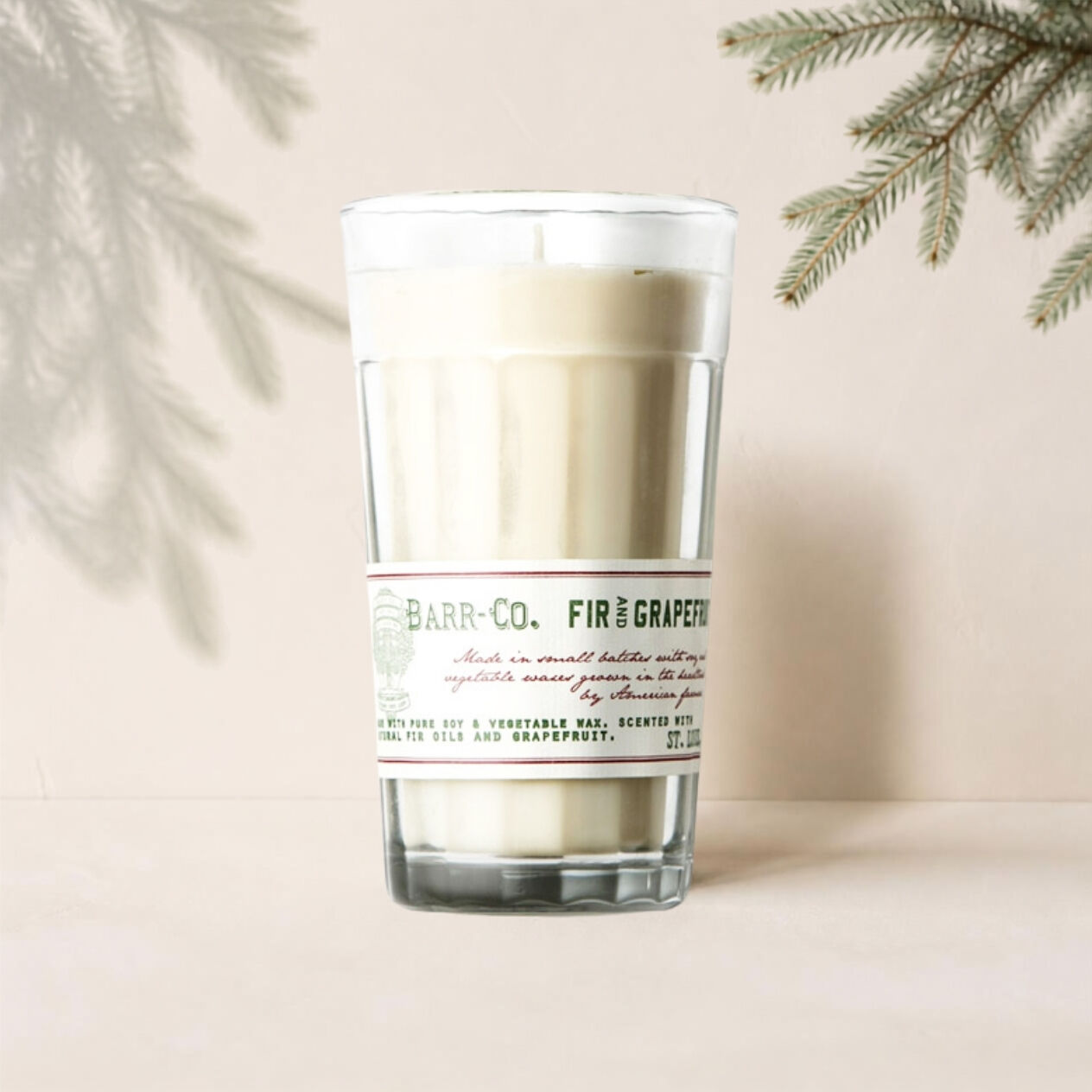 Barr-Co Tanne & Grapefruit Parfait Glaskerze 10oz