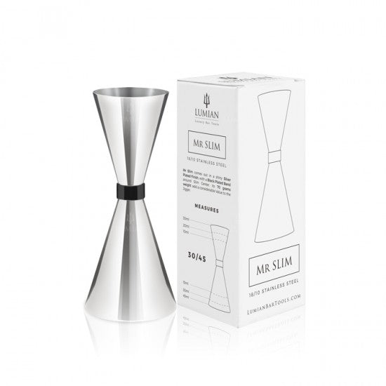 Jigger MISTER SLIM Black Ruby30/45ml - Stainless steel - Mister Slim