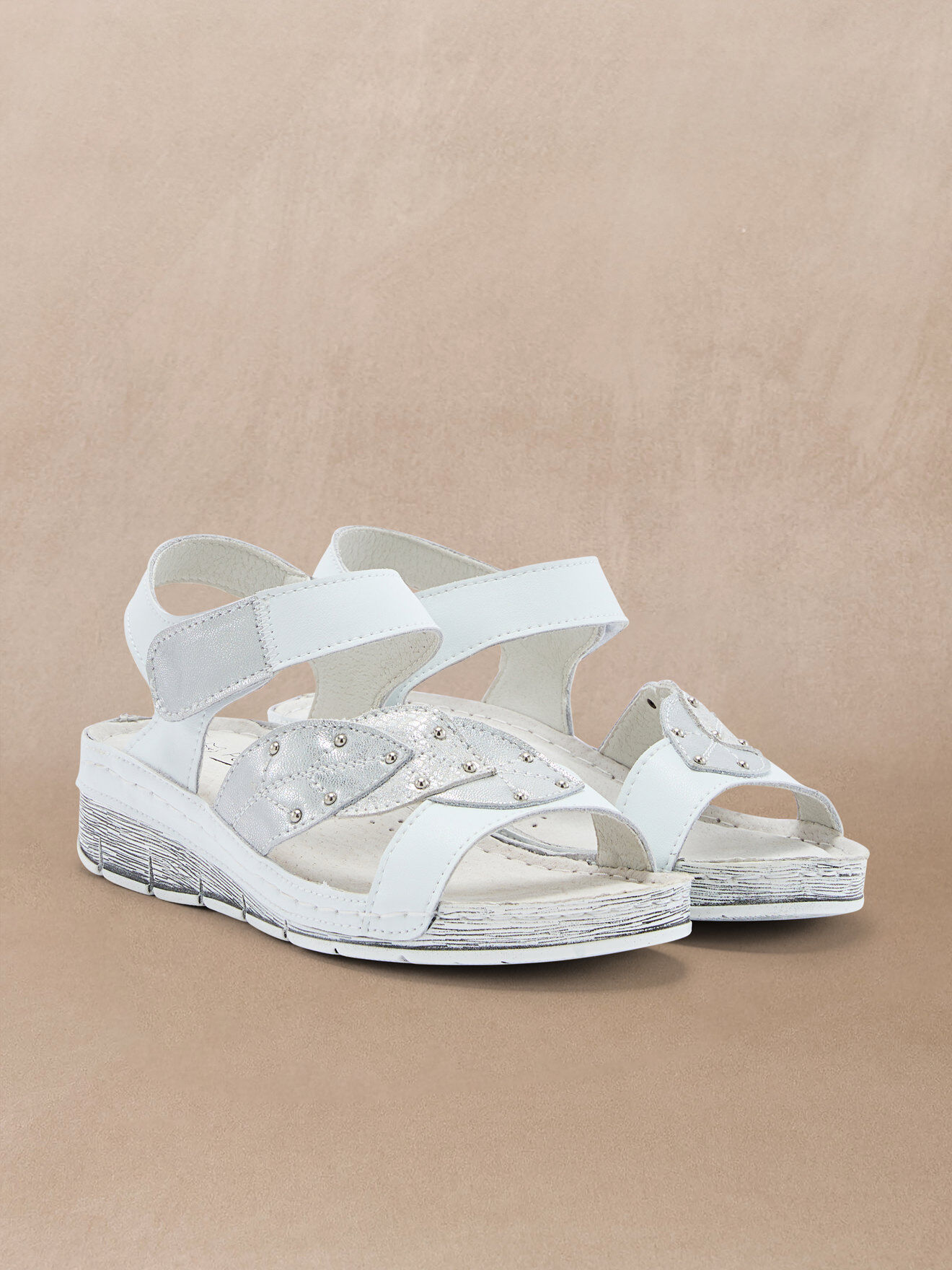 Women's fancy sandals and shoes with Velcro closure (2013038_0035)