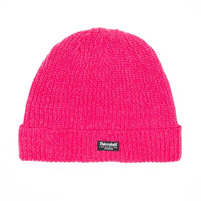 EEM Damen Mütze aus Wolle mit Thinsulate Thermofutter - Pink Mix