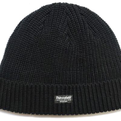 EEM ladies hat made of wool with Thinsulate thermal lining black