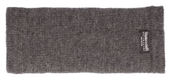 Chauffe-poignets en laine tricotée pour femme EEM avec doublure thermique Thinsulate, matière tricotée en 100% laine ou 100% coton selon la couleur - anthracite 11
