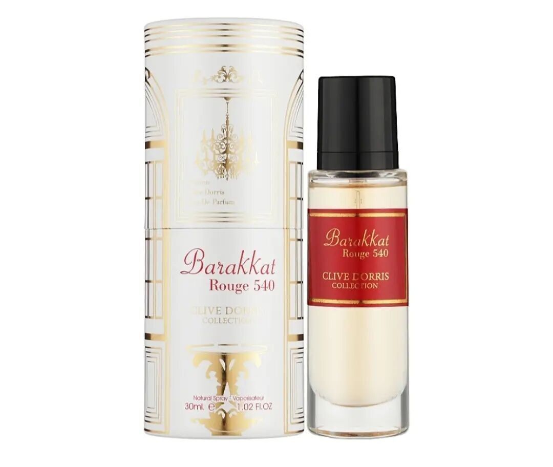 Clive Dorris Barakkat Rouge 540 par Fragrance World 30ml