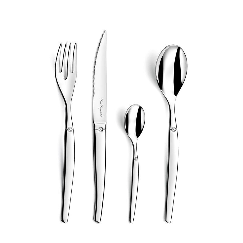 JET LAG 24-piece cutlery set - Stainless steel - Lou Laguiole