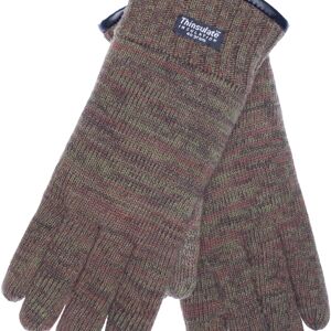 Gants tricotés homme EEM avec doublure thermique Thinsulate, 100% laine ou 100% coton, la matière dépend de la couleur - coton camouflage