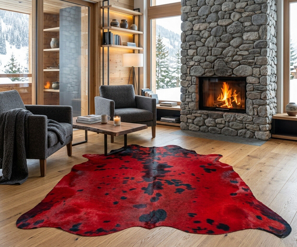 Rotes normannisches Rindsleder