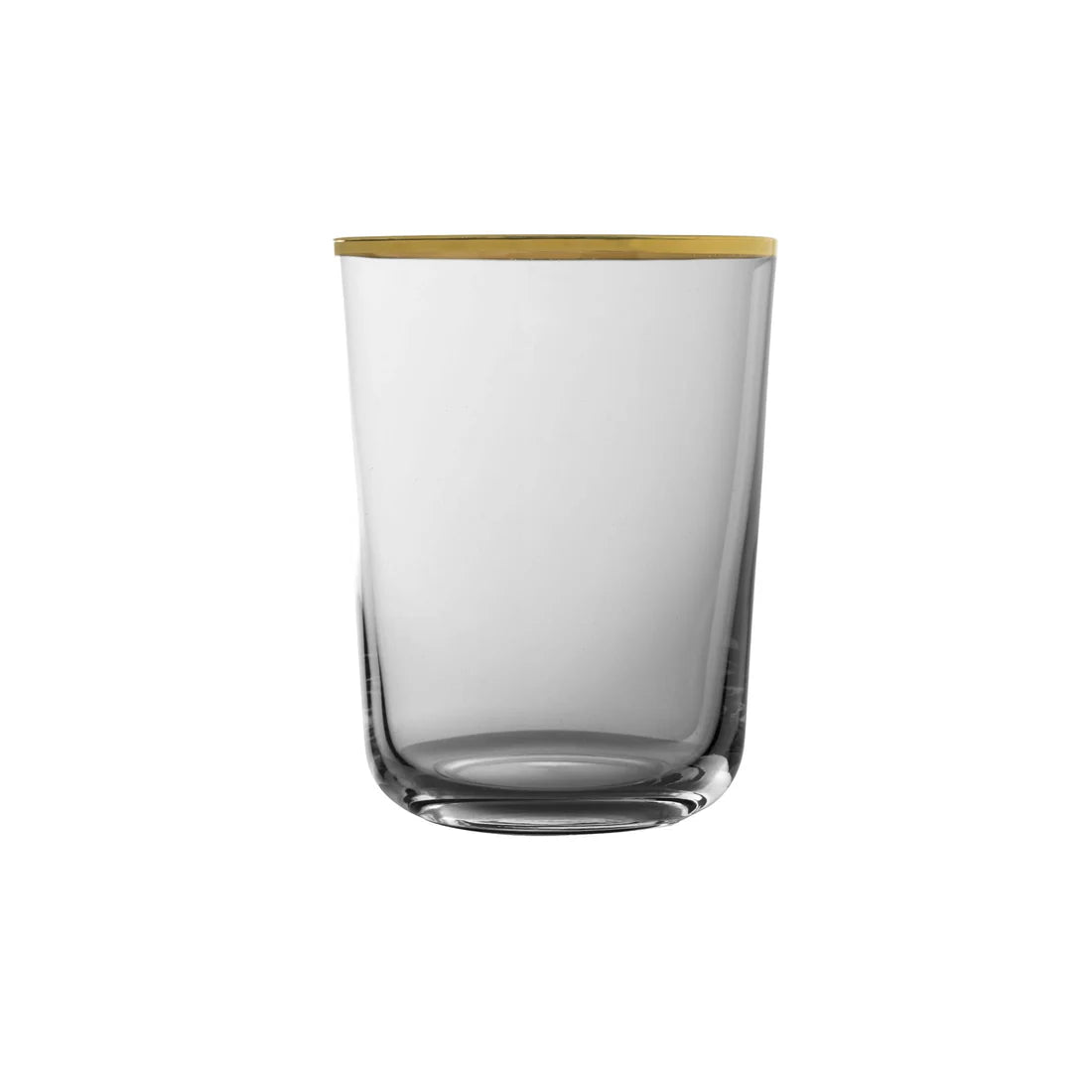 6 x Old Fashioned Gläser – dünn – Goldrand – 34 cl – Urban Bar