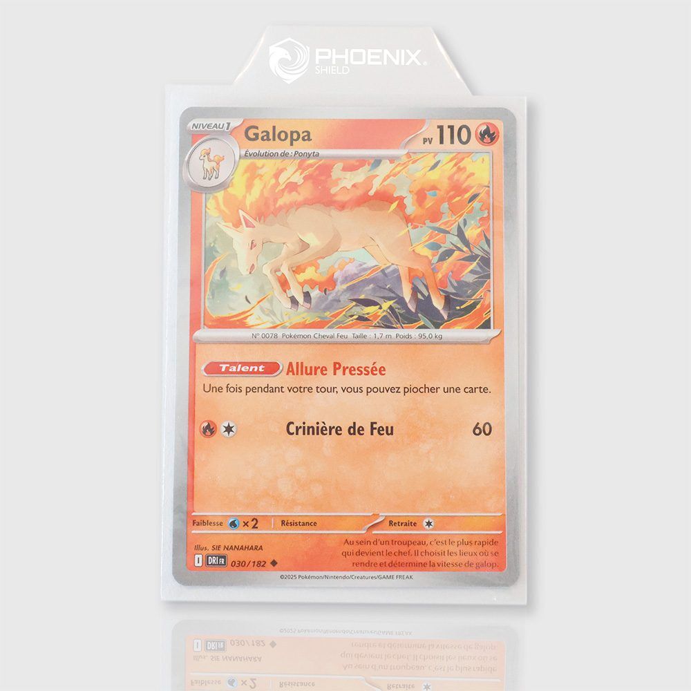 Card Quicklift Sleeves (X100) Phoenix Shield©