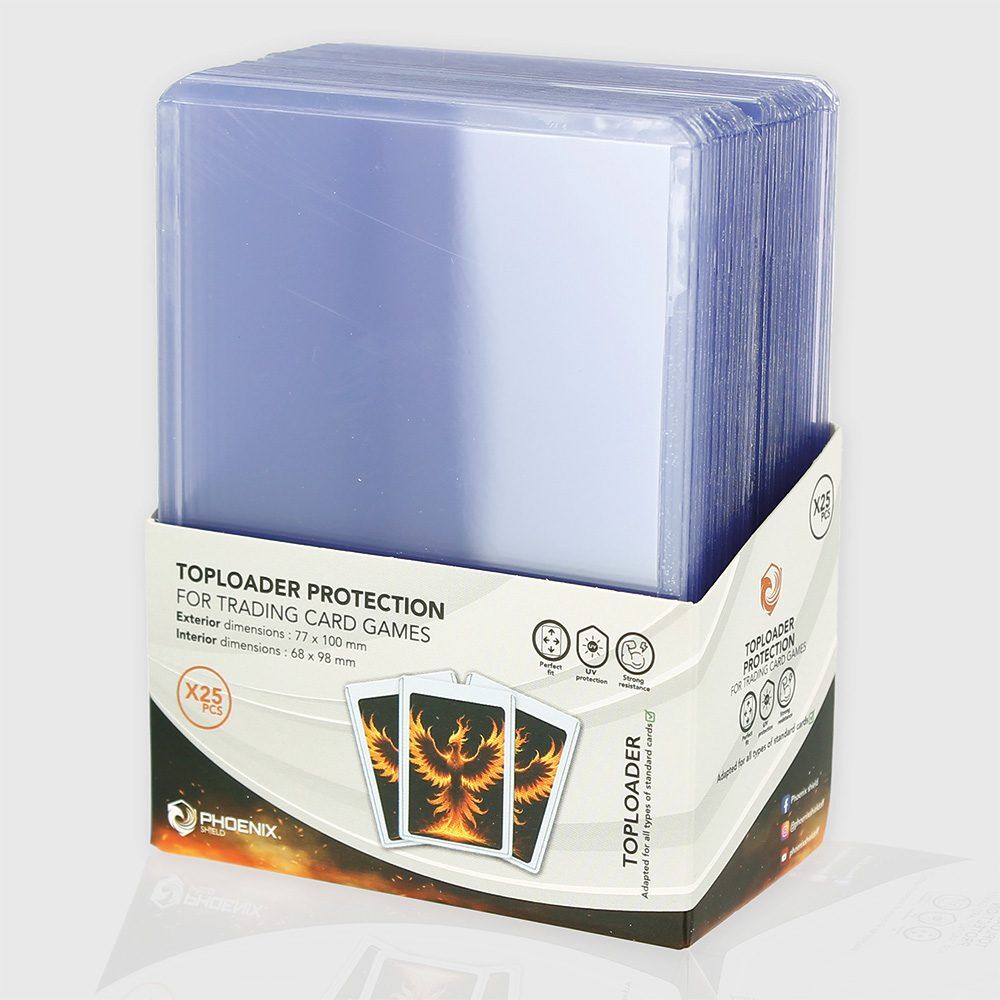 Toploader 35PT 3"X4" (X 25) Standard Phoenix Shield©