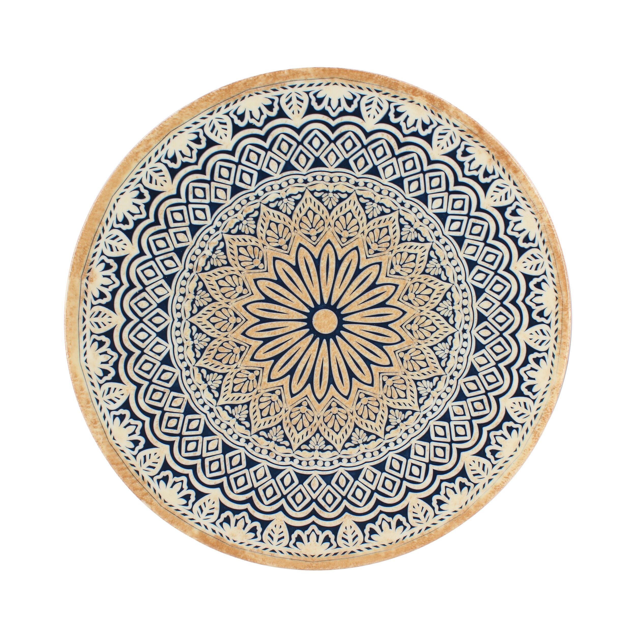6 x BYZANCE Speiseteller - Porzellan - 20 cm - Novastyl