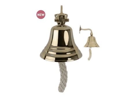 4" End of Service Bell, Brass Finish – Beaumont™