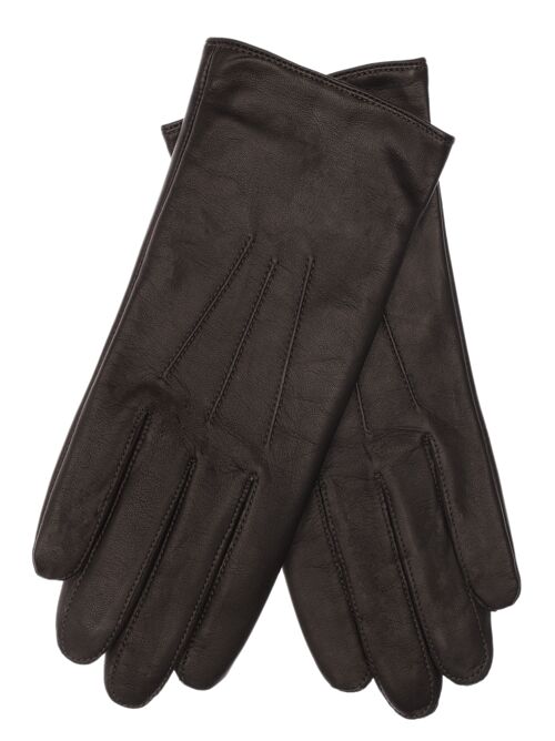 EEM Damen Leder Handschuhe AMELIE aus Lammnappaleder schwarz