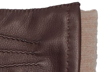 Windsor, Men's Fur Lined Deerskin Leather Gloves