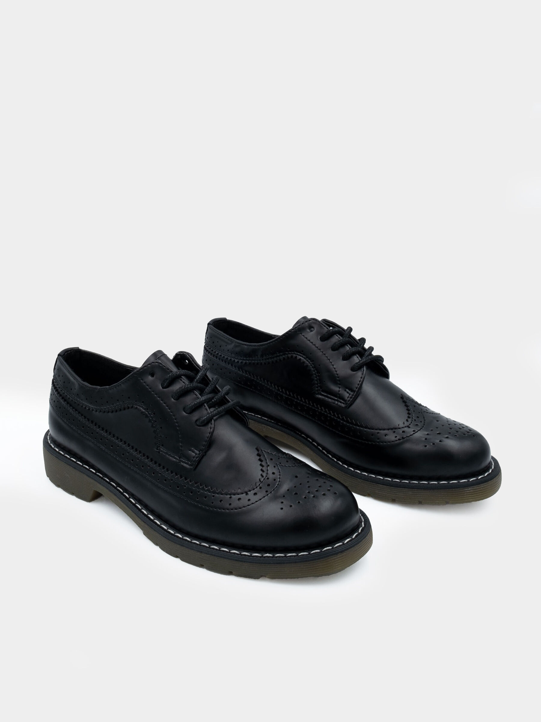 CHERRY | Chaussures Oxford Derby pour femmes – Chaussures plates à lacets