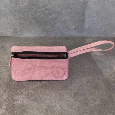 Hemlock - vegane Clutch Geldbörse - rosa