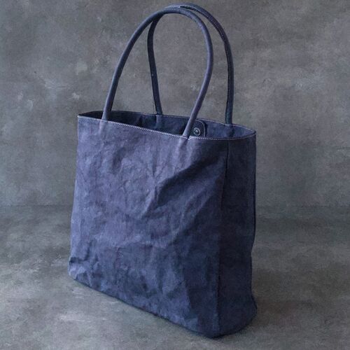 Buttonwood- vegan tote bag - navy