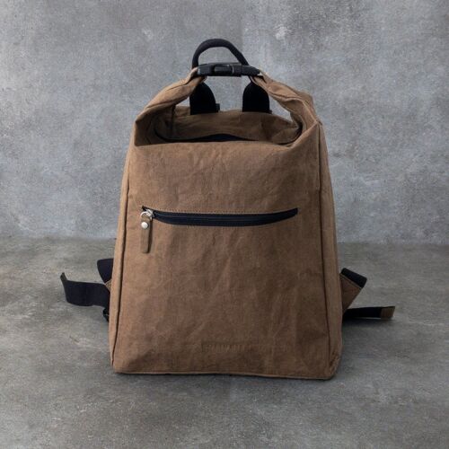 Swamp- vegan backpack - taupe