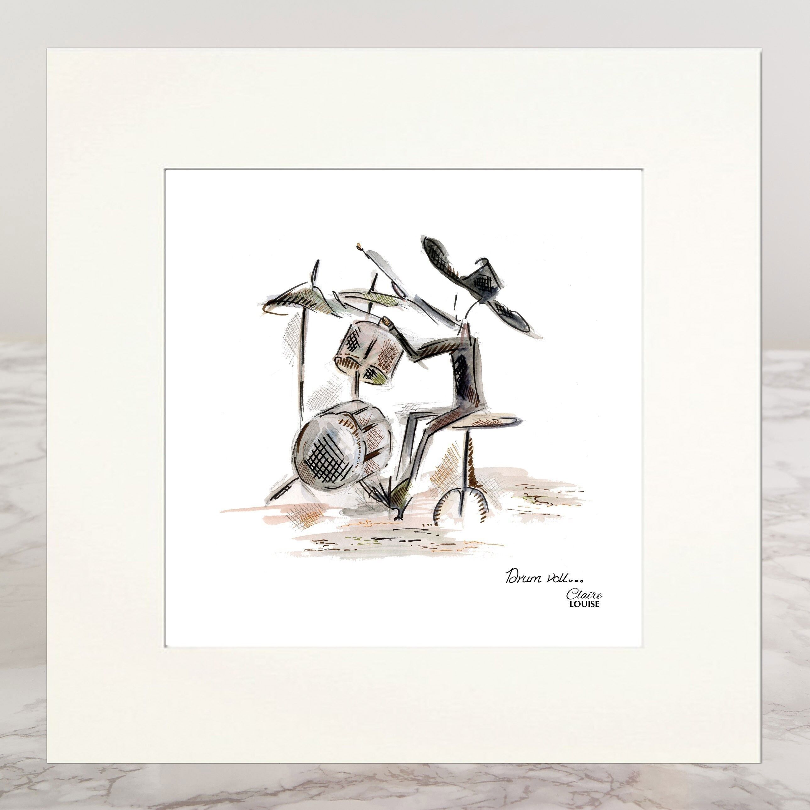 Rouleau de tambour d'impression monté