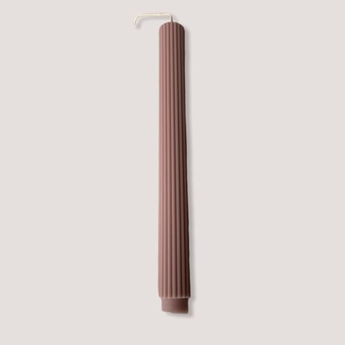 A’lure Striped XL Candle – Vintage Pink
