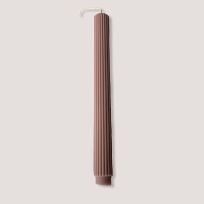 A'lure Striped XL Candle – Vintage Pink