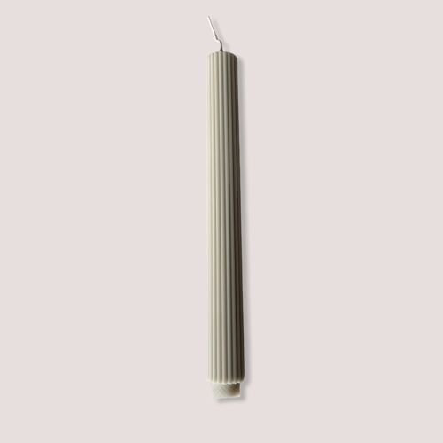 A’lure Striped XL Candle – Beige