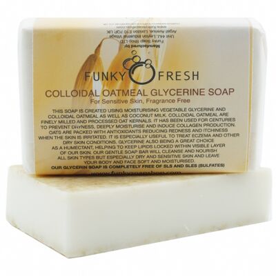 Savon à la glycérine et à l'avoine colloïdale, pour peau sensible, 95 g