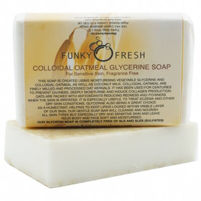 Colloidal Oatmeal Glycerine Soap, For Sensitive Skin, 95g