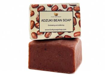 Savon aux haricots adzuki, fait à la main et naturel, environ 120g 1