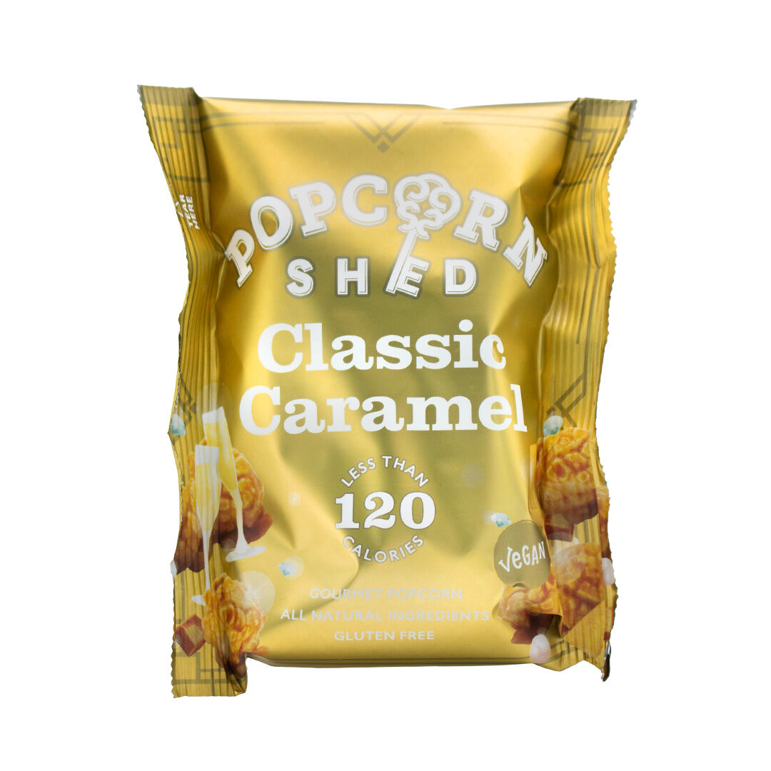 Klassisches Gourmet-Popcorn mit Karamellgeschmack (Snackpackung)
