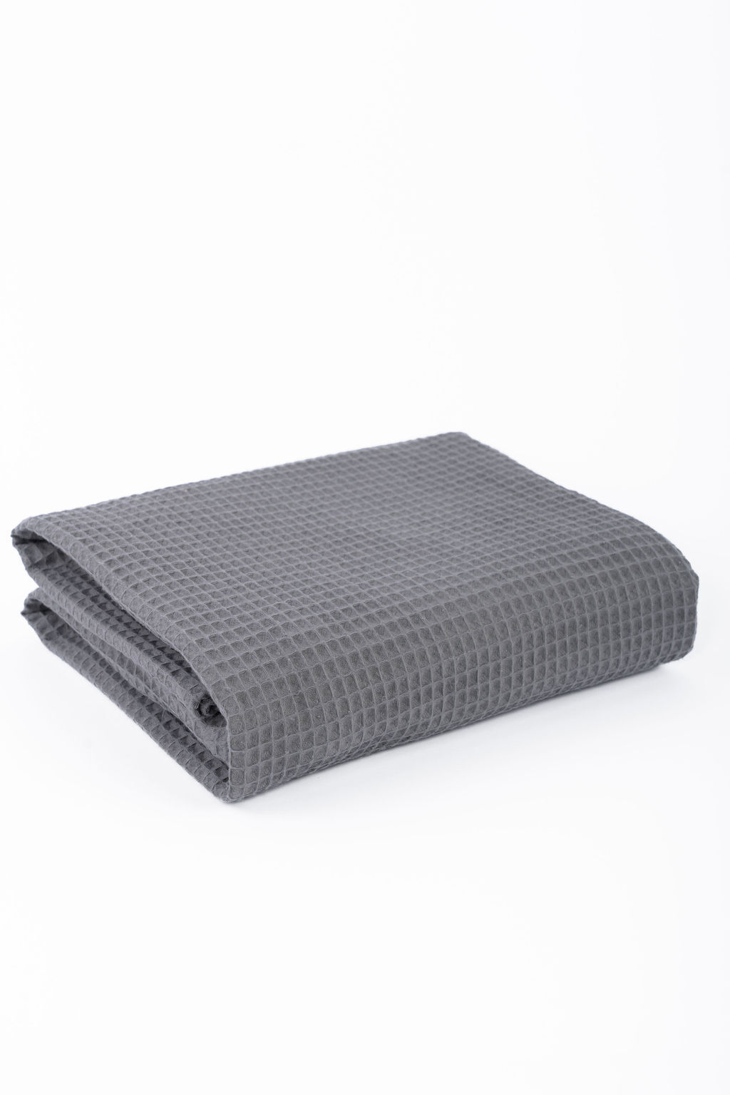 Gray bath cotton towel - good absorbent, qiuck dry waffle towel 140x80cm