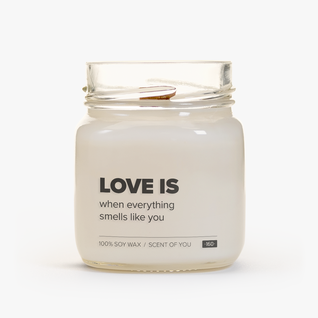 Love is - Handmade soy wax candle 160g