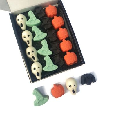 Caja de selección de cera derretida - Halloween - 18 derretidos por caja - Buzón de regalo