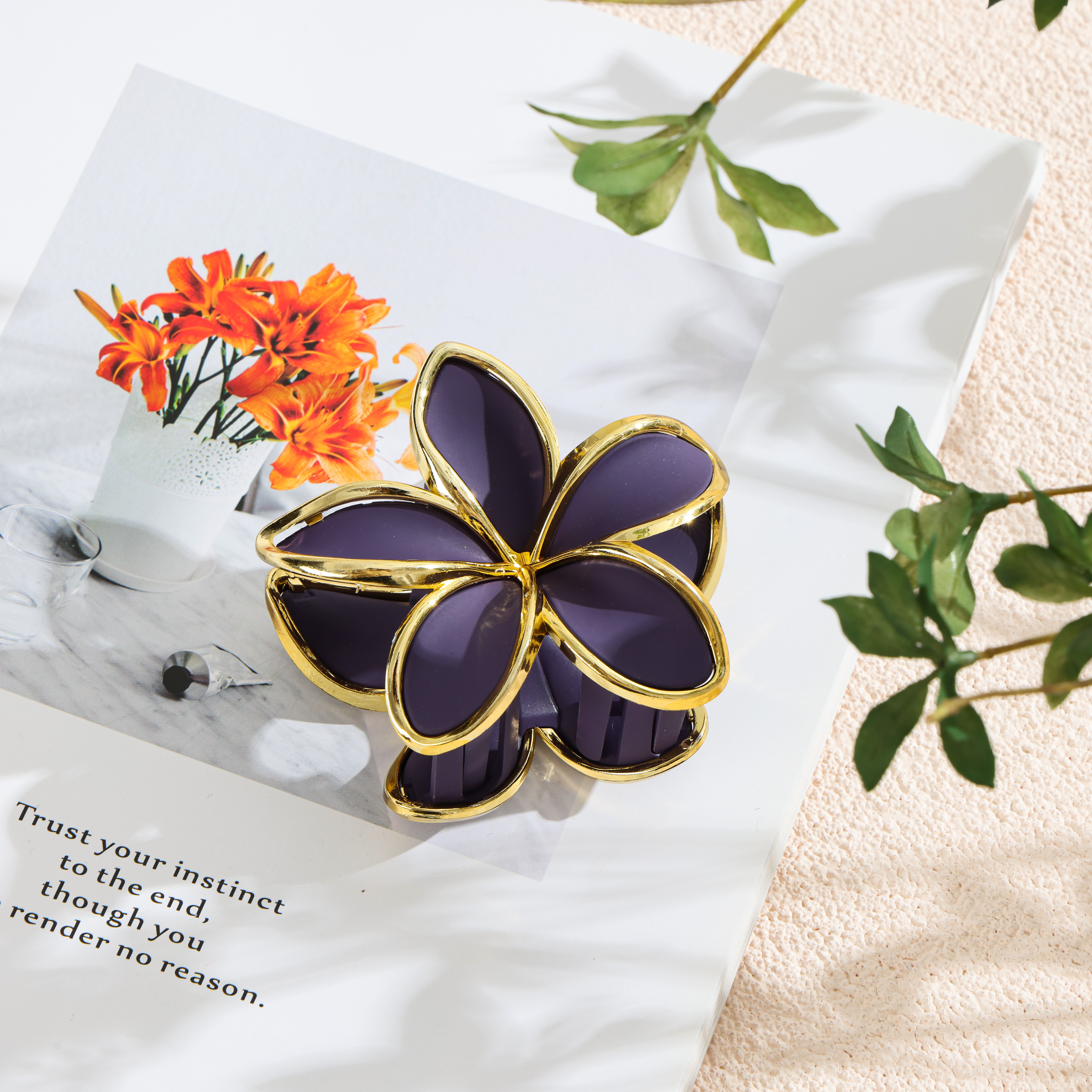 Laura Flower Hair Clip - ⌀8 cm
