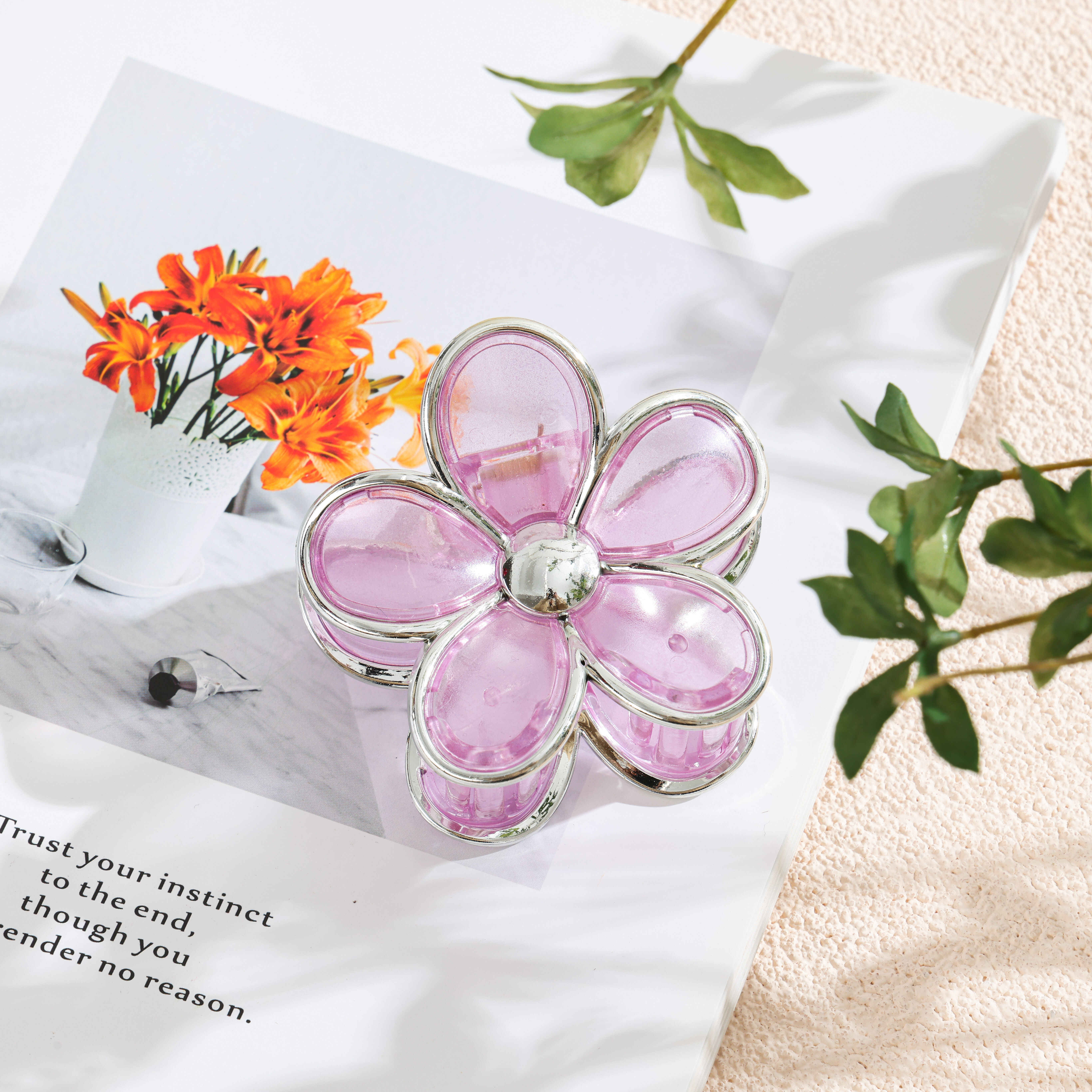 Zoé Flower Hair Clip - ⌀8 cm