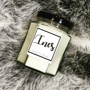 Bougie parfumée personnalisée personnalisée, cadeau personnalisé, choisissez vos propres mots ou citation, cire de soja, écologique, naturel et végétalien, unique en son genre 2